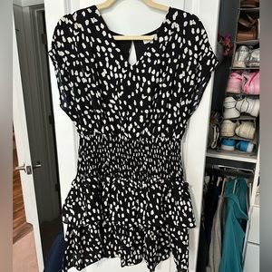 Black and white dress